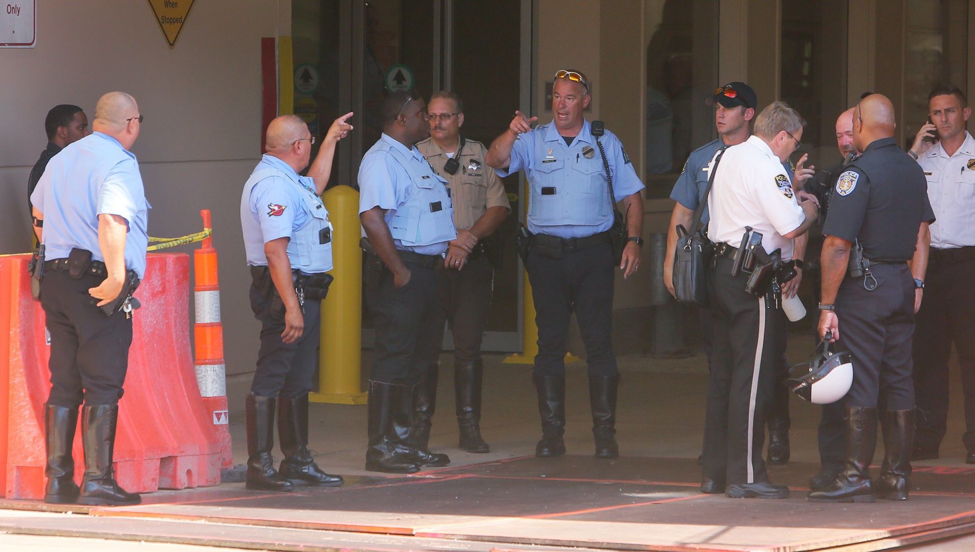 Motorcycle cops injured in Langsdorf motorcade